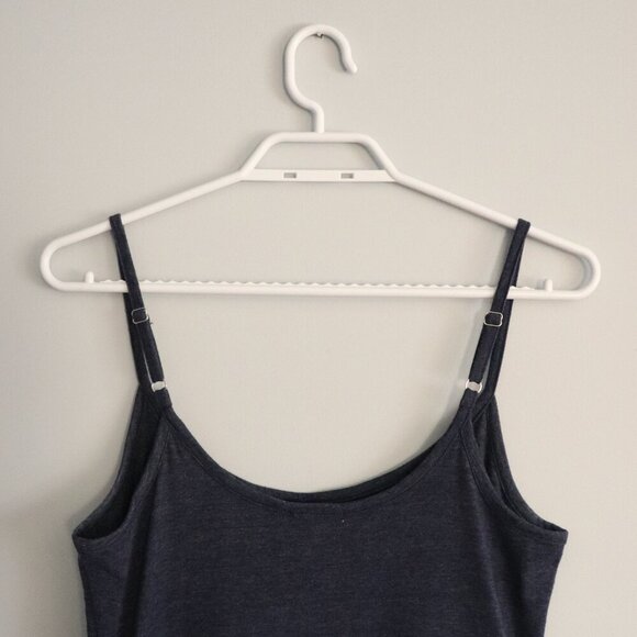 Vintage GAP Small Women's Blue Cami Swing Sleeveless T-Shirt Pocket Midi Dress - Picture 5 of 11